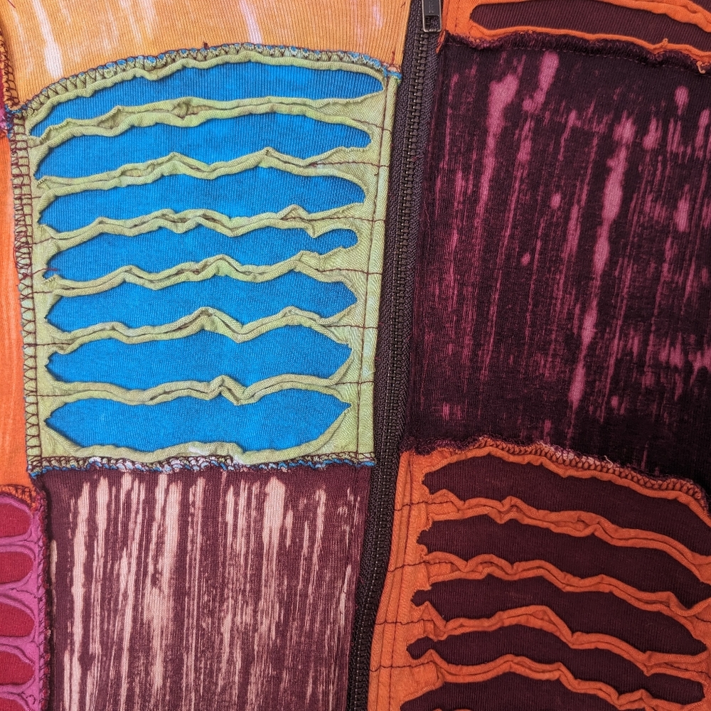 Greater Good Network Cotton Patchwork Jacket - image 6